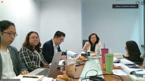 ประชุมถ่ายทอดตัวชี้วัดระดับองค์กรสู่ระดับบุคคลของกองต่อต้านการค้ามนุษย์ ประจำปีงบประมาณ พ.ศ. 2567