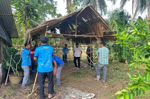 จัดเตรียมพื้นที่ดำเนินการโครงการเกษตรตามหลักเศรษฐกิจพอเพียง ประจำปีงบประมาณ 2567