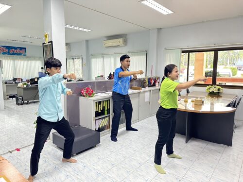 กิจกรรมชั่วโมงออกกำลังกายประจำสัปดาห์