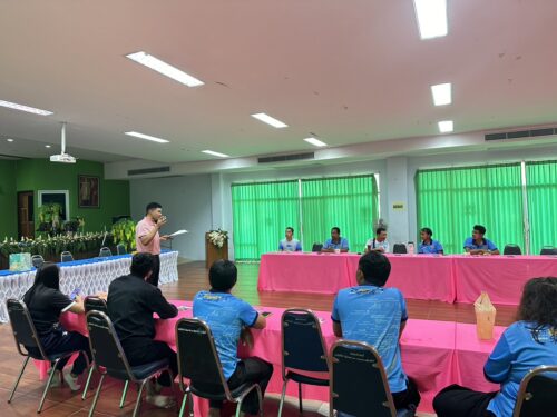 ประชุมซักซ้อมหลักสูตรการจัดศูนย์เรียนรู้ เกี่ยวกับการต่อต้านการค้ามนุษย์ให้กับหน่วยงานภายนอก