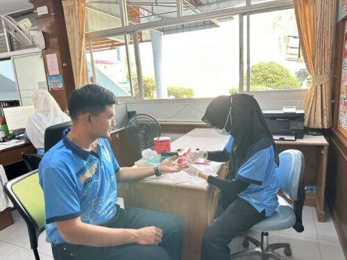กิจกรรมตรวจสุขภาพเจ้าหน้าที่ประจำปี2567