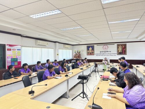 ประชุมขับเคลื่อนการดำเนินงานของสถานคุ้มครองฯ จังหวัดสงขลา ในไตรมาส 3 และ4 พร้อมวางแผนการจัดประชุมหัวหน้าหน่วย หัวหน้ากลุ่ม/ฝ่าย สังกัดกระทรวง พม. (One Home) จังหวัดสงขลา ครั้งที่ 3/2567